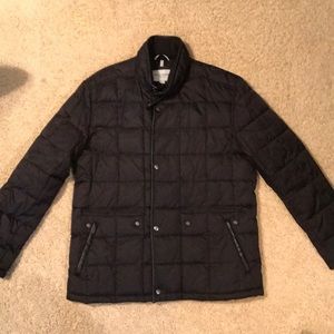 Cole Haan Signature Box-Quilt Puffer Jacket